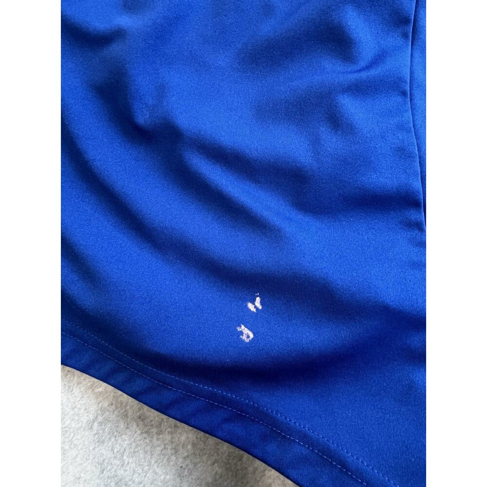 adidas AEROREADY Men's Blue/White Athletic Shorts Elastic Waist Solid L - Picture 10 of 12